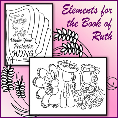 Clip Art Elements – Ruth