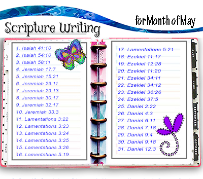 Scripture Writing – May