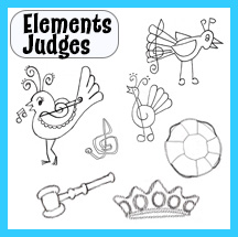 Clip Art Elements – Judges