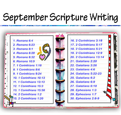 Scripture Writing – September