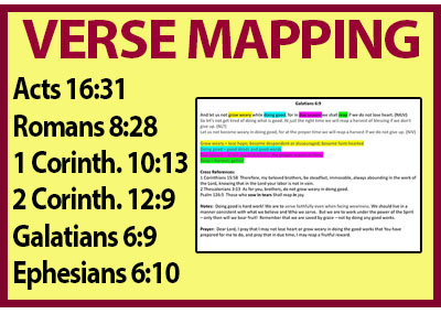 Verse Mapping – September