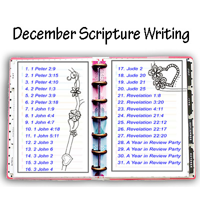 Scripture Writing – December