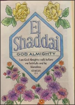 Name of God El Shaddai