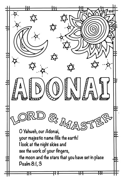 Name of God Adonai