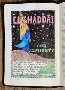 Names of God El Shaddai Susan