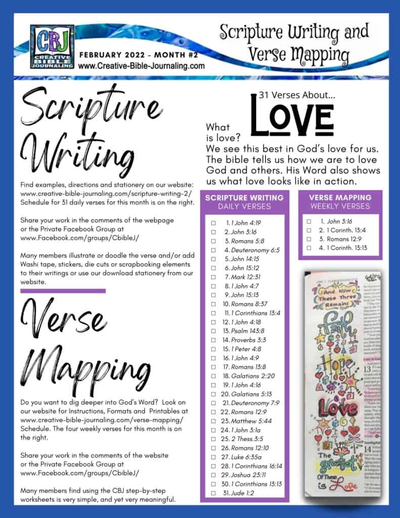 Scripture Writing Feb