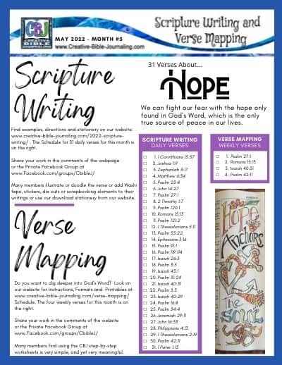 Scripture Writing May
