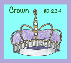 Drawing Lesson, #D-234 “Crown”