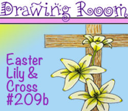 Drawing CROSS & LILY Square
