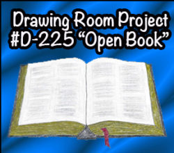 Drawing Open Book SQUARE
