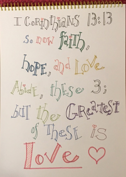 Lettering Lesson #4, Day 3, Verse