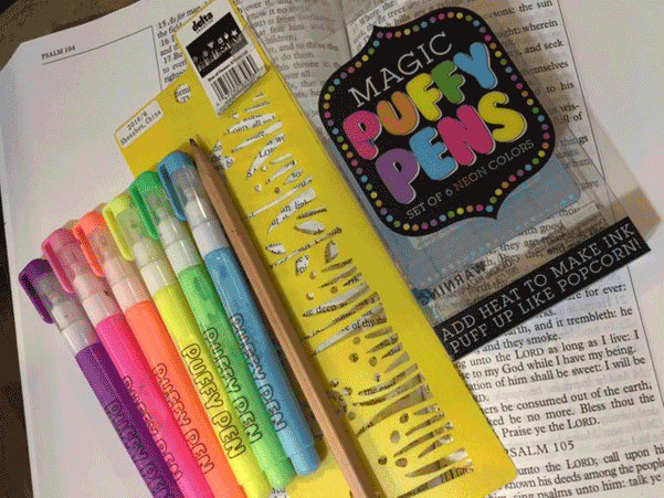 Magic Puffy Pens Can Give Your Pages “The Warm Fuzzies” – Product Review