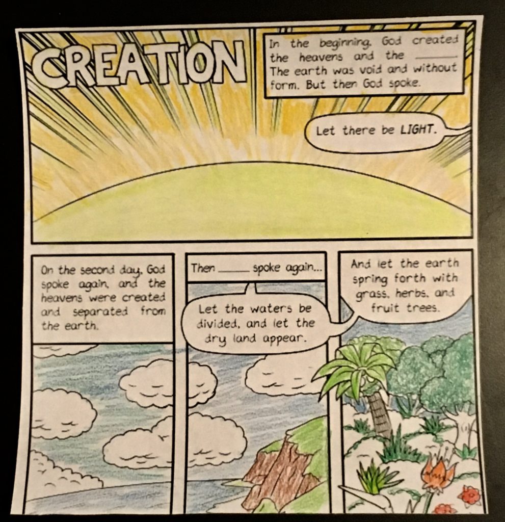 Creation - Comic Bible