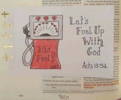 CBJ Tip-In Project, Fuel Up With God In Bible