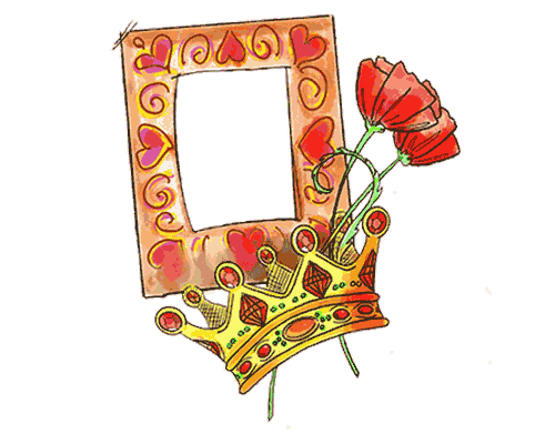 Picture Frame With Crown